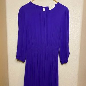 Kate Spade Indigo Quarter Sleeve Dress